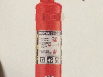 Selling: Boating requires fire safety!  Fire extinguishers