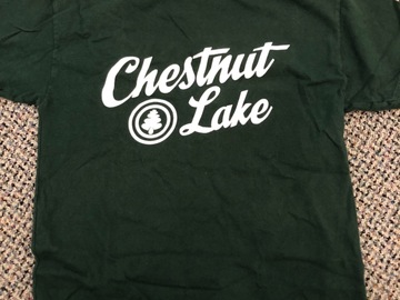 Selling multiple of the same items: Green Chestnut Lake T-shirt (older logo)