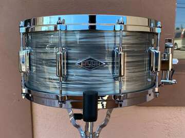 Selling with online payment: ASBA Revelation Snare Drum in Fade to Gris 6.5"x14"