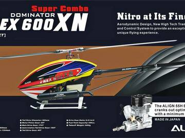 Selling: Brand New - Align T-REX 600XN RC Nitro Helicopter