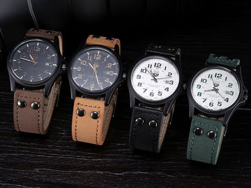 Buy Now: (28) men's Soki leather sport watches