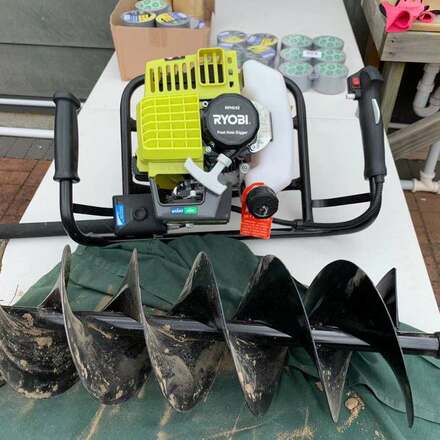 Ryobi post store hole digger rphd52