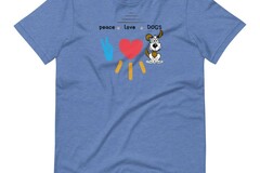 Selling: "Peace Love Dogs" T-Shirt for dog lovers