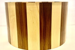 Selling with online payment: 14 x 8.5 Walnut & Maple custom solid stave shell satin finish 
