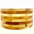 Selling with online payment: 14 x 6.5 and 14 x 6 custom multiple hardwood segment shells