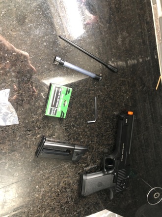 Cyber gun desert eagle co2 blowback
