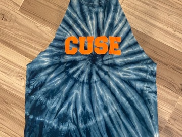 Selling A Singular Item: Syracuse tie dye tank