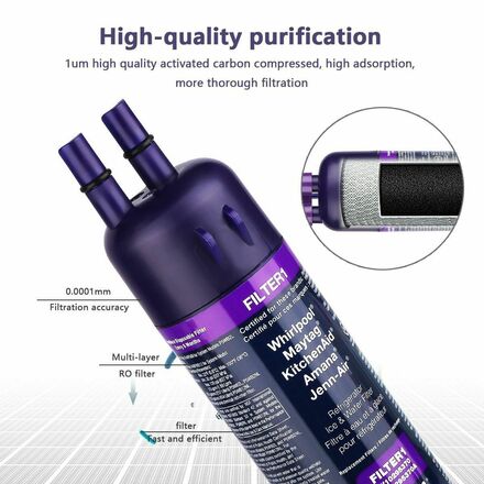 10X Whirlpool FILTER1 Ice&Water Refrigerator Filter W10295370 / W