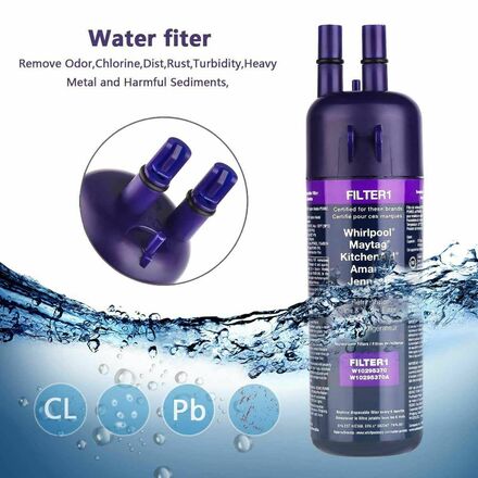 10X Whirlpool FILTER1 Ice&Water Refrigerator Filter W10295370 / W