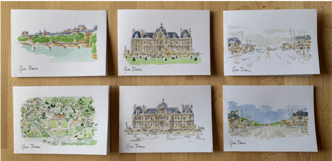 Cartes De Vœux A L Aquarelle Autour De Toi Cartes De Vœux A L Aquarelle Autour De Toi