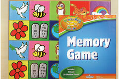 Liquidation/Wholesale Lot: “Wonderfully Made” Educational Wooden Memory Match Game Toy 