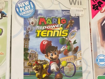 For Rent: Wii  Games Mario Power Tennis