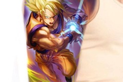 Tattoo design: Goku