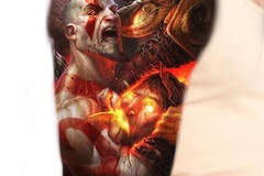 Tattoo design: God of War (in combat)