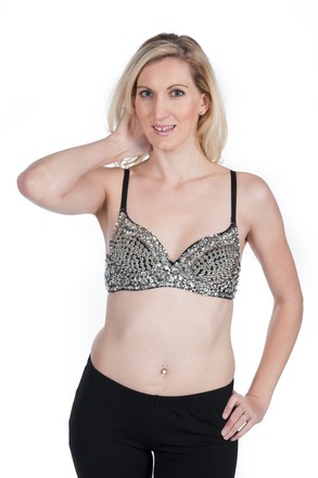 Closeout Sexy Sequin Bra Top Cabaret Party Club Wear