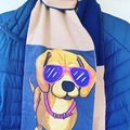 Selling: Beagle person winter scarf