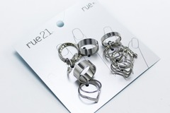 Buy Now: Dozen Silver Ring Sets by Rue 21 (144 rings total )