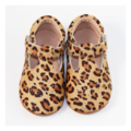  : Baby / Toddler Genuine Leather Leopard T strap shoes