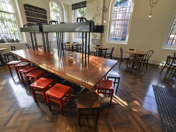 Free | Book a table: There’s a large communal table perfect for working on your laptop