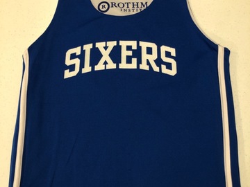 Selling A Singular Item: Reversible Sixers Autographed Warm Up Jersey