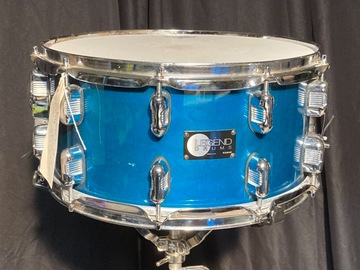 Selling with online payment: $400 OBO '96 Legend 6.5 x 14 snare Teal lacquer finish, excellent