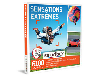 Vente: Coffret Smartbox "Sensations Extrêmes" (279,90€)