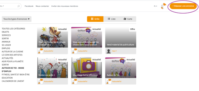 Comment publier une annonce sur Autour de Toi ?