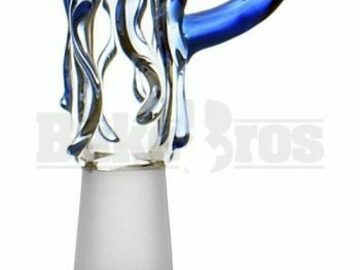 Post Now: Dome Cylinder Dripping Glass With Handle Blue 10mm