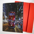  : Chinese New Year Card 3 ( A Tram Covered in Roses)