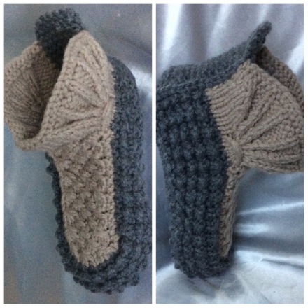 Bottines en tricot 