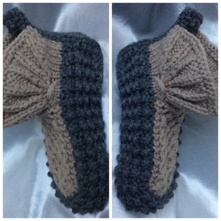 Bottines en tricot 