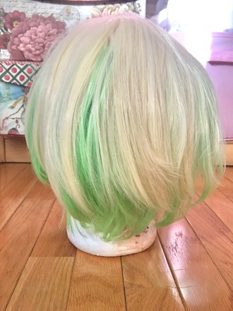 Blonde & Green (Lio Fotia) Wig