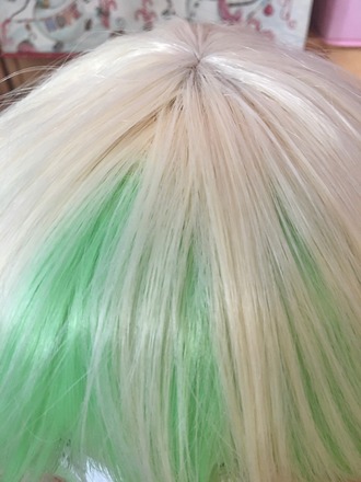 Blonde & Green (Lio Fotia) Wig