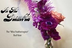 For Sale: Floral Feather Bud Vases