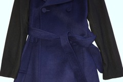 Selling: Black & Blue contrast winter coat