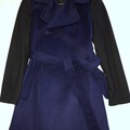 Selling: Black & Blue contrast winter coat