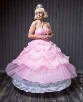 Pink Floral Ballgown