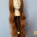 Selling with online payment: Long light brown wavy wig