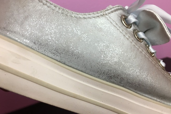 Blue Sparkly ZGR Fashion Converse - Women's US 6