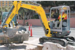 En alquiler: Miniexcavadora Wacker Neuson EZ53 - 5 tons