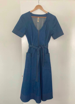 Denim Midi Dress - Immaculate condition Kate Sylvester Reloved