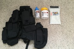 Selling: Tactical Vest and BBs