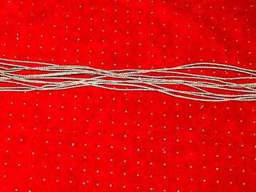VIP Members' Sales Only: 1920-30s Silk Wire wound snare wires 38" long 6 strands on tab