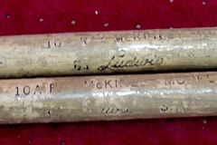 Selling with online payment: 1950-60s LUDWIG Ray McKinley Model 10A Drumsticks 