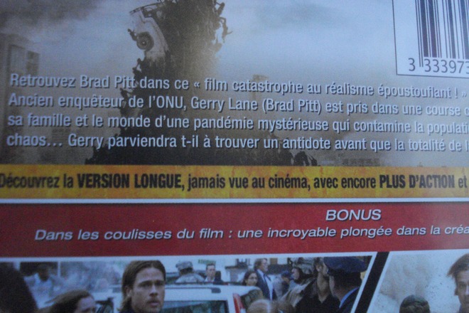 DVD - Blu-ray "World War"