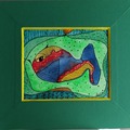 Vente au détail: Tableau poisson coloré