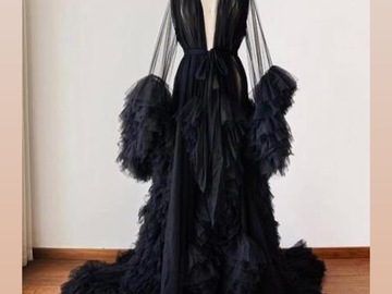 Daily Rental: Black Tulle Gown 