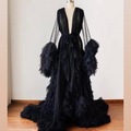 Daily Rental: Black Tulle Gown 