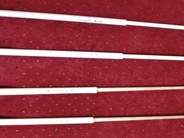 Selling with online payment: 2 pair MUSSER yarn head mallets w/plastic handles M-12 and M-8