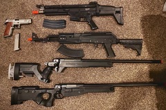 Selling: Two WELL Spring Powered Sniper rifles. ONE WORKING!